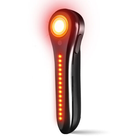 Feu arrière de vélo intelligent haute luminosité, capteur de lumière ambiante, réglage intelligent de la luminosité, capteur de vibrations, résistance à la poussière et à l'eau IPX6, batterie 400 mAh