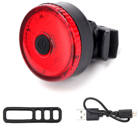 Feu arrière de vélo rechargeable USB, lampe de sécurité pour VTT, vélo de route et vélo de montagne.