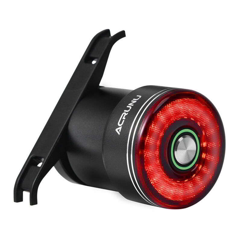 Feu arrière de vélo, vélo de route de montagne, feu de freinage à induction intelligent, voyant d'avertissement de charge usb pour conduite de nuit