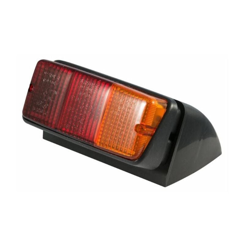 Jusch - Feu arrière droit 3 fonctions 162x70 mm base inclinée