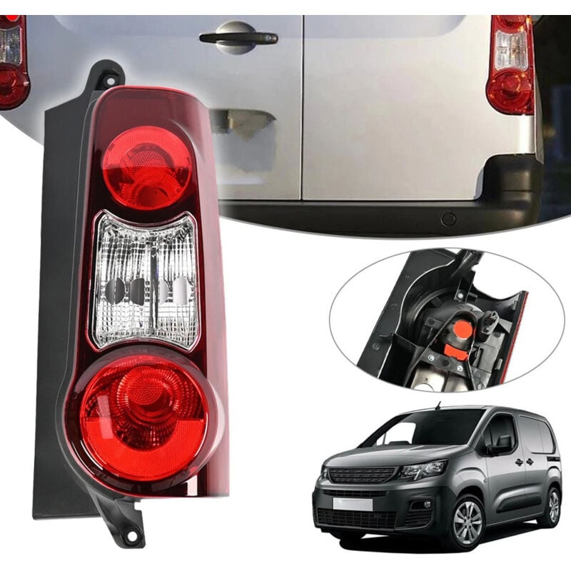 Zoternen - Feu arrière droit 9677205480 remplacement de la lampe de clignotant de frein arrière pour Citroen Berlingo Mk2 Van