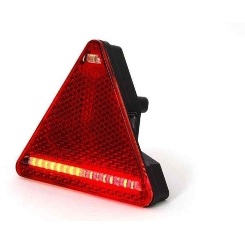 Imline - Feu arrière gauche triangulaire à led 5 fonctions pour remorque