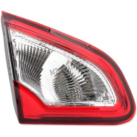 Feu arrière intérieur à LED pour Nissan Qashqai 2010-2014 (version européenne) - Feu stop/antibrouillard - Ampoule non incluse - Accessoires auto - Gauche