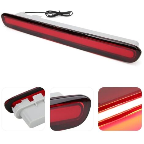 Feu arrière LED 3ème feu stop pour Hilux Revo 2015-2017 – Haute luminosité – Remplacement OEM 81570-0K100 – Lentille rouge