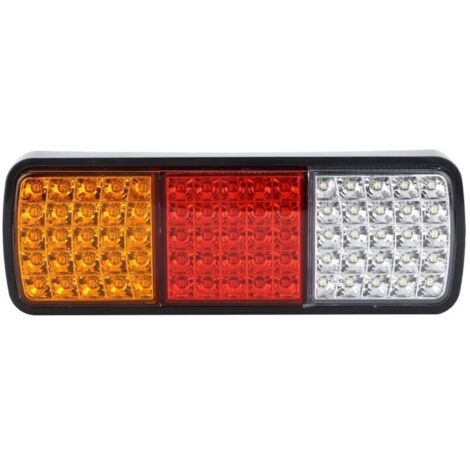 Feu arrière LED 75LED 12V pour remorque, camion, lampe d'indicateur de frein et de recul,de DEBUNS
