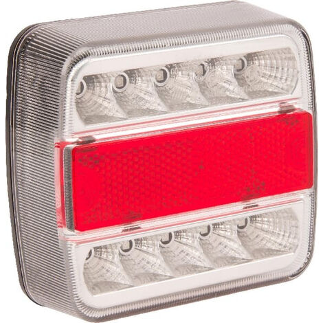 Feu arrière LED carré universel 5 plots GOPART LA99200GP