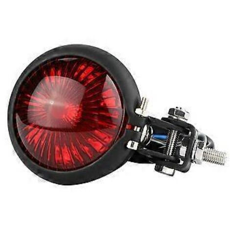 Feu arrière LED pour moto cruiser, café chopper, feu stop arrière