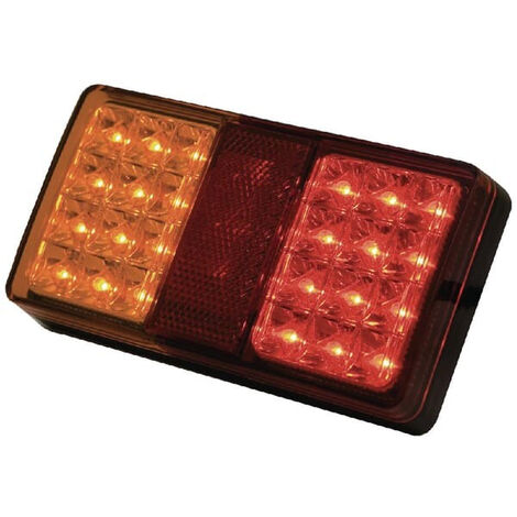 Feu arrière LED rectangle UNIVERSEL LA26002AR