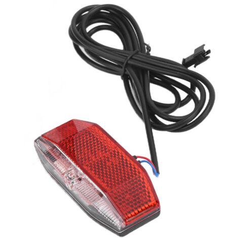 Feu arrière LED universel pour vélo électrique, lampe de sécurité 6V-48V pour cyclisme nocturne