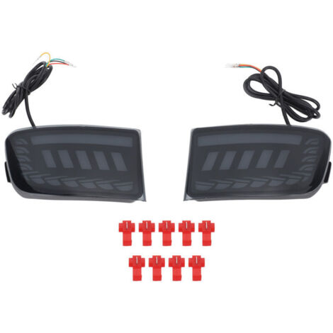 Feu arrière pare-chocs 3 fonctions étanche IP67 pour Toyota Land Cruiser Prado J120 Noir fumé,de DEBUNS
