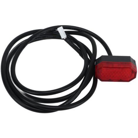Feu arrière polygonal 8,5 pouces pour scooter électrique - Lampe stop pour modèles 1:2 à 4 trous