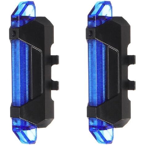 Feu arrière pour vélo rechargeable USB, 5 LED puissant phare arrière, très lumineux et facile à installer, lumières de sécurité maximales pour vélo