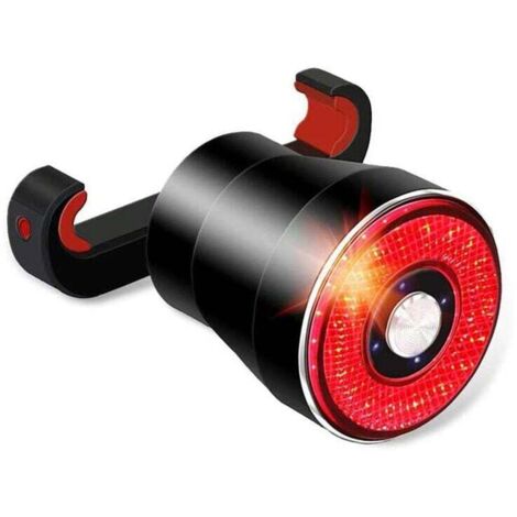 Feu Arrière pour Vélo,Feu Arrière LED étanche,Feu Arrière de Chargement USB,Témoin D'avertissement de Vélo Arrière