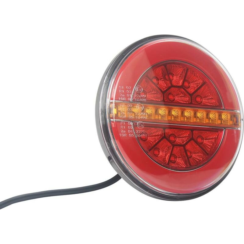 Sodiflash - Feu arrière led plat 3 fonctions diam 136 mm -45 led gauche -16098