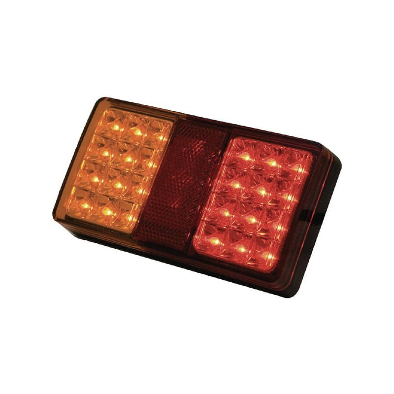 Feu arrière LED rectangle UNIVERSEL LA26002AR