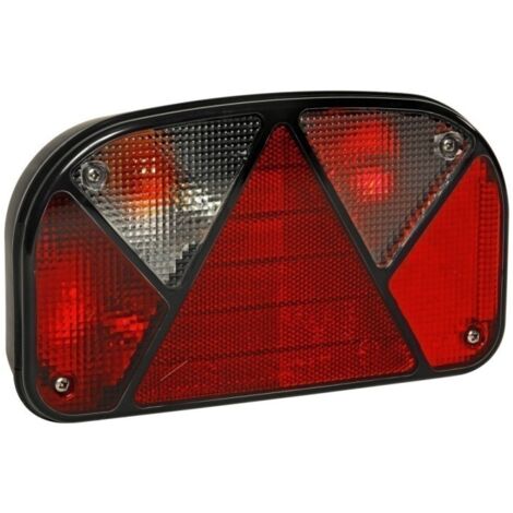Feu ASPOCK Multipoint II gauche 5 fonctions pour remorque