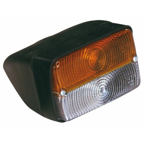 Feu avant droite-gauche deux positions base inclinée 120x145x80 mm