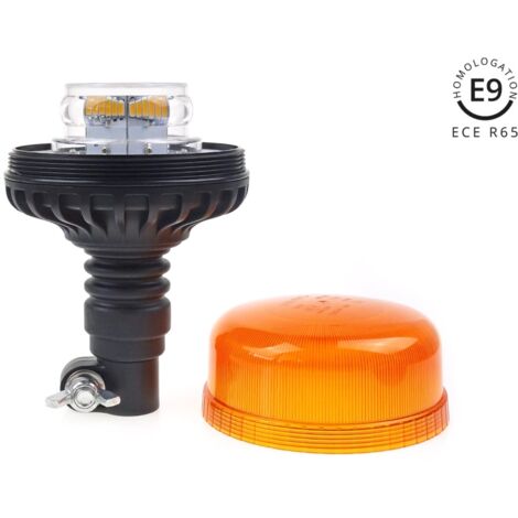 Feu clignotant 36 LED flexible R65 R10 12V 24V W03p AMIO-02293
