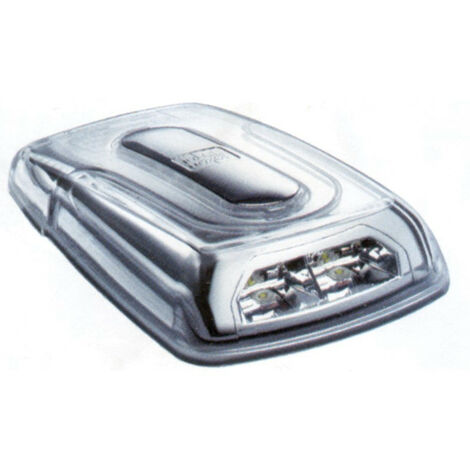 SODIFLASH - Feu arrière carré LED 12V 4 fonctions cabochon transparent -  blister - 17250