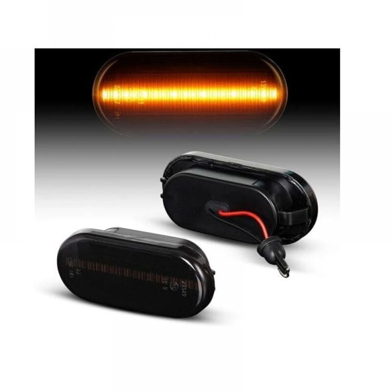 Feu clignotant dynamique, feux de position latéraux à LED remplaçantes pour Golf 3, Polo, V-W, T5, Sharan