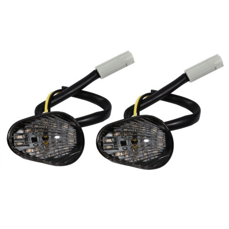 Feu clignotant LED ambré pour Yamaha YZF R1 R6 R6S (Fumé)