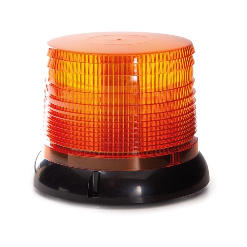 Perel - Gyrophare led orange, incluant câble usb-c et convertisseur usb-c vers usb-a, avec fixation par vis, aimant et ventouse