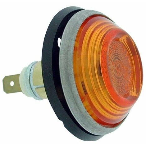 Feu clignoteur latéral orange rond
