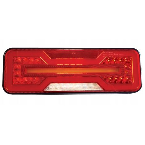 FEU COMBINÉ ARRIÈRE DROIT À LED, TOURNANT DYNAMIQUE, 12/24 V, PORTE-REMORQUE
