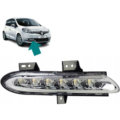 Feu de circulation LED, phare diurne de jour droite pour Renault