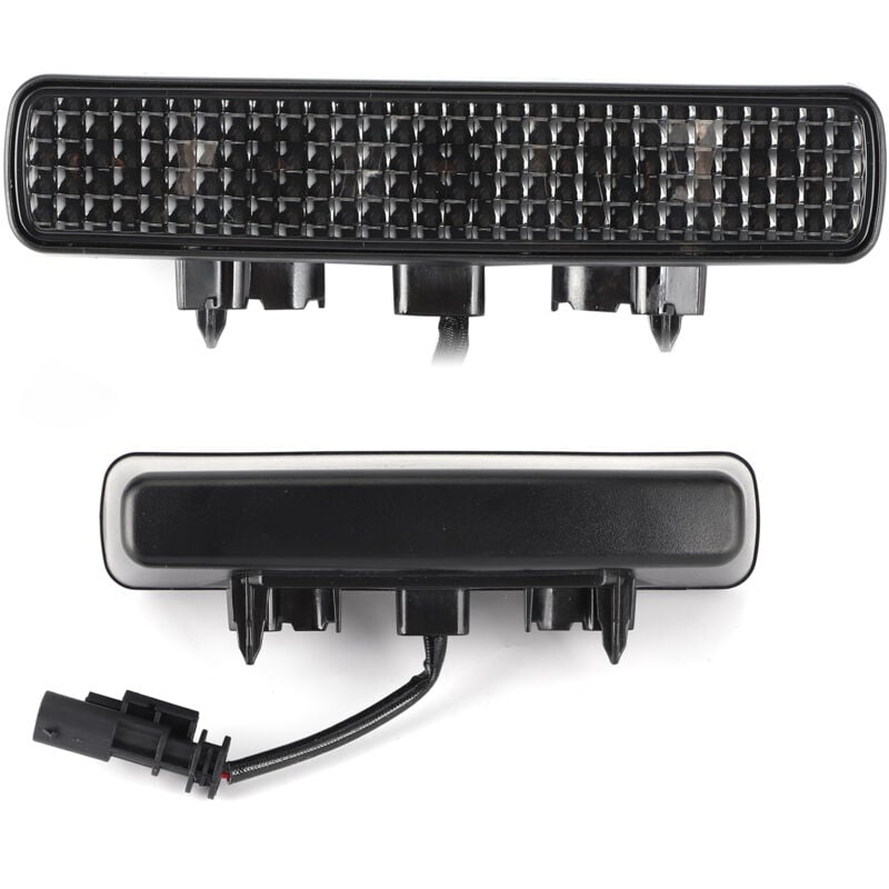 Debuns - Feu de frein led arrière 3e en hauteur pour Jeep Wrangler jl 2018‑2020 Lentille noire,de
