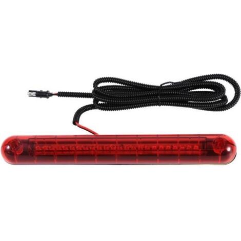 Feu de freinage à LED, universel rouge 24 LED voiture haut montage troisième 3ème feu stop feu arrière lampe 12V