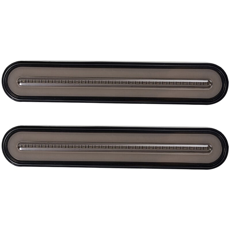 Feu de freinage de remorque 10-30 V 100 LED pour camion, feu de freinage étanche au néon 3 en 1, anneau de halo, feu de freinage arrière, clignotant