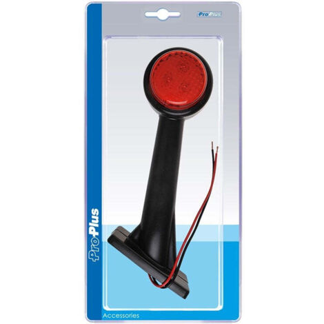 Feu de gabarit 12/24V rouge/blanc 166x193mm LED droit sous blister