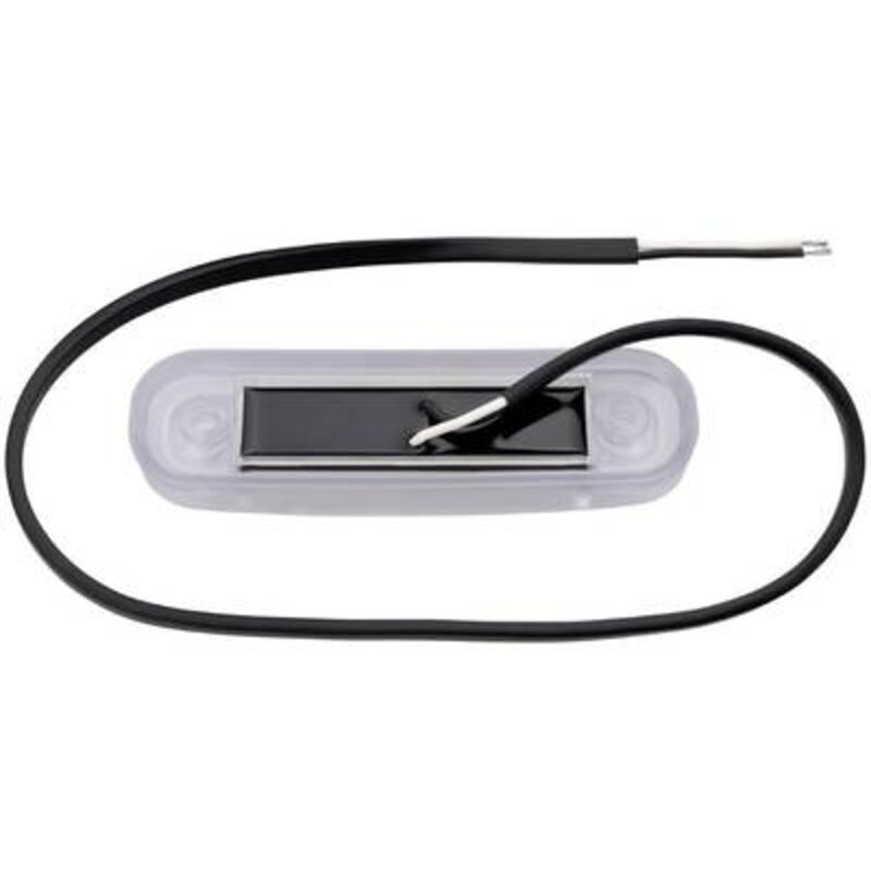 Feu de gabarit avant blanc Fristom 90045 transparent extrêmités de câble ouvertes 12 v, 24 v