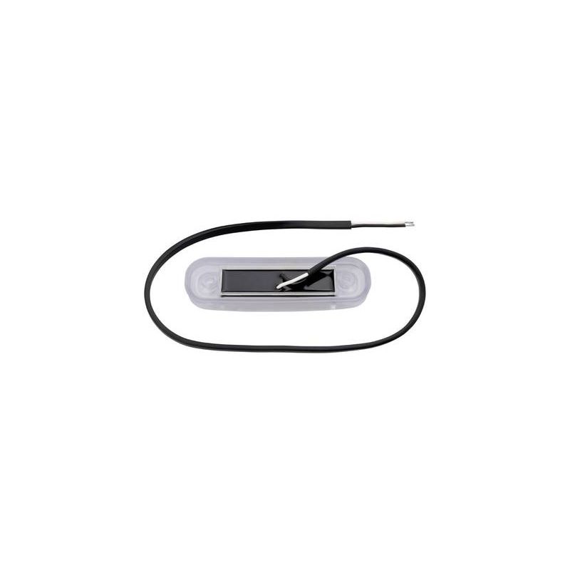 Fristom - feu de gabarit avant blanc 90045 transparent extrêmités de câble ouvertes 12 v, 24 v