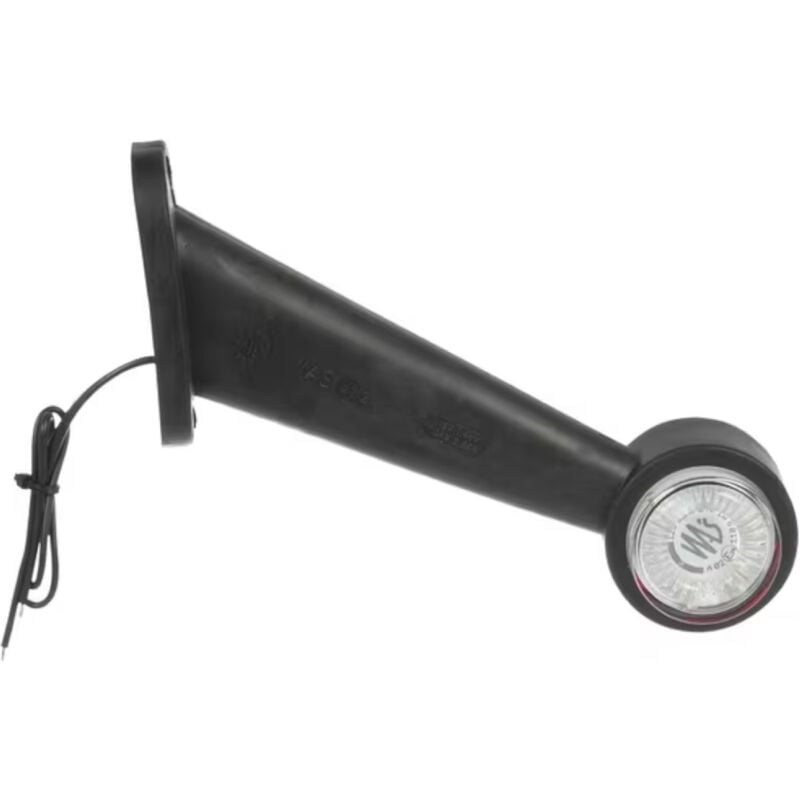 Cyclingcolors - Feu de gabarit led 12V 24V usage universel remorque camion tracteur rouge + blanc latéral gauche ou droit Universel Eclairage Phare