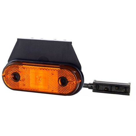 Feu de gabarit orange LED 12/24V remorque camion caravane