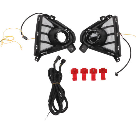 Feu de jour LED 4555LM, feu antibrouillard blanc ambre double couleur de remplacement pour Hyundai Accent Solaris 2021 +