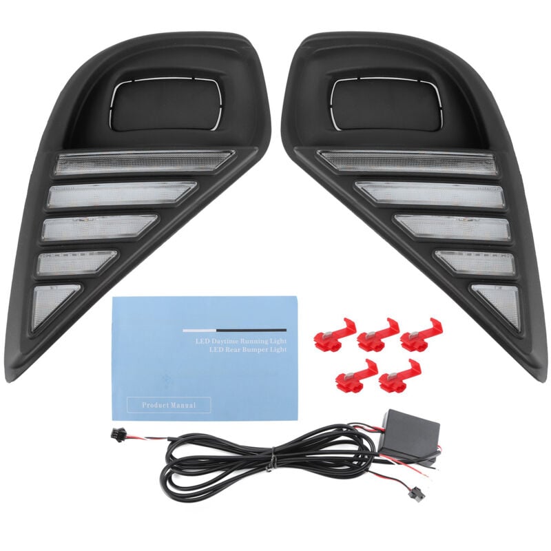 Sunxury - Feu de jour led avant drl, clignotants 3 couleurs adaptés au Highlander 2019 – 2021