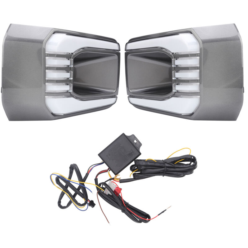 Sunxury - Feu de jour led, clignotant, lampe de conduite, haute luminosité, adapté pour Hilux Revo 2020 – 2021