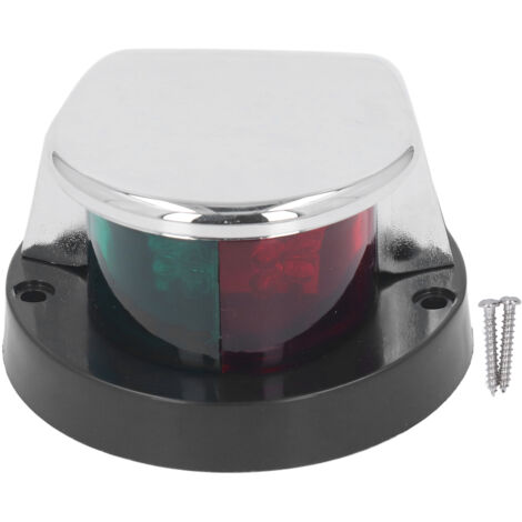 Feu de Navigation pour bateau, nœud LED, lentille rouge et verte, étanche IP66, DC 12V, 6W, pour Yacht, voiliers, bateaux à moteur