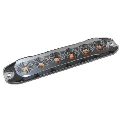 Feu de pénétration slim 6 LED - Orange