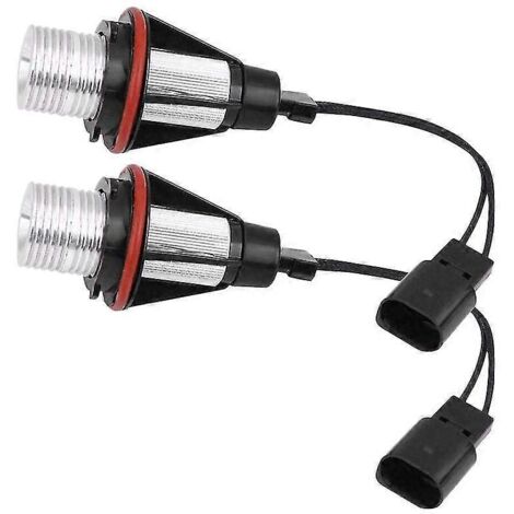 Feu de position à LED 8000k Angel Eye pour - E39 E53 E60 E63 E64 E66 E87 5 6 7 X3 X5 [lot de 2 pièces]