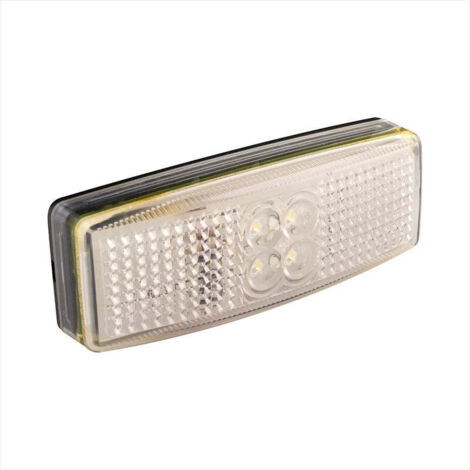 Feu de position avant 12/24V blanc 110x40mm LED
