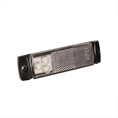 Feu de position avant 1224v blanc 126x30mm led