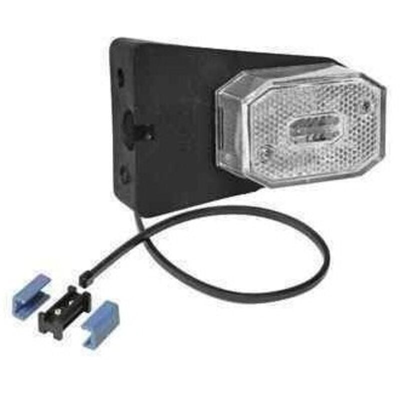 Aspock - Feu de position blanc – Complet avec ampoule, 12V