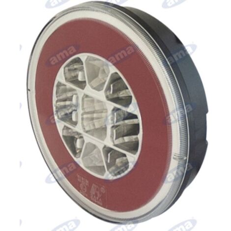 Feu de position droit led diamètre 140mm tracteur machine 12-24V
