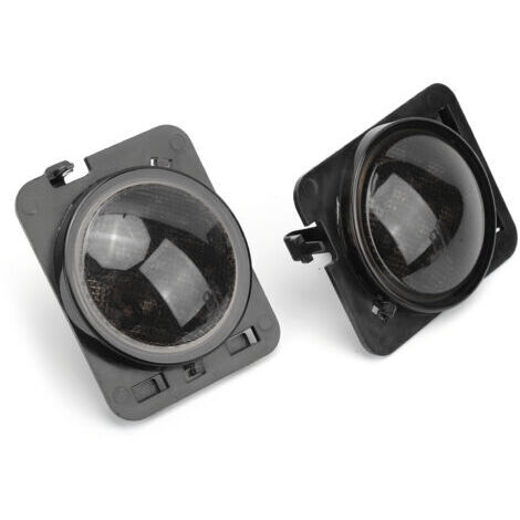Feu de position latéral à LED 12 V CC avec lentille fumée, remplacement pour Jeep Wrangler JK JKU 2007-2018