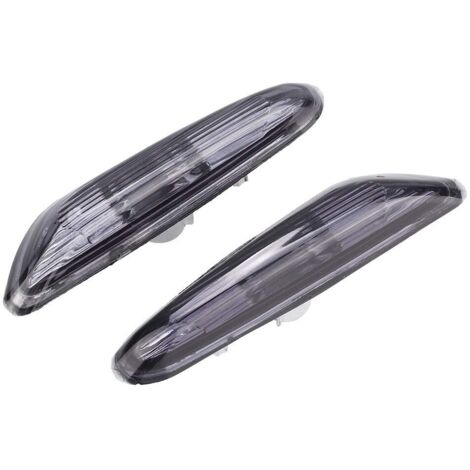 Feu de Position Latéral de Voiture Tour Signal Lumineux,Clignotant Abat Jour Gauche et Droit pour E90 / E91 / E92 / E93 2006-2011(Fumé)