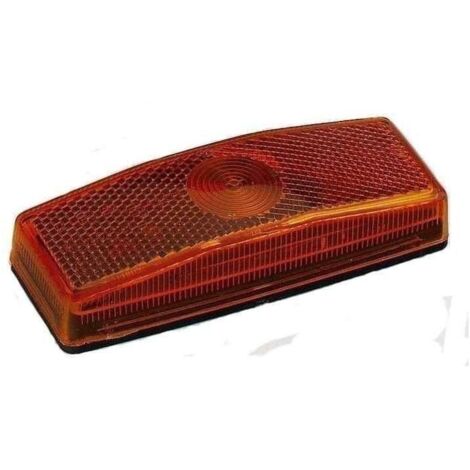 Feu de position latéral orange 12V – Dimensions 65mm x 44mm x 28mm – Installation simple sur remorque – Visibilité optimale – Aj.Ba